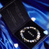 Schwarzes Perlmutt | 925er Sterlingsilber | Herz-Wrap